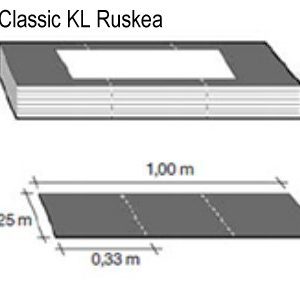 Räystäs- ja harjalevyt, Yksiväriset, Ruskea