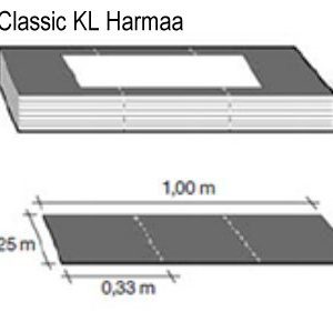 Räystäs- ja harjalevyt, Yksiväriset,  Harmaa